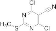 4,6-Dichloro-2-(methylthio)pyrimidine-5-carbonitrile