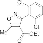 3-(2,6-Dichlorophenyl)-5-methyl-4-isoxazolylcarboxylic Acid Ethyl Ester