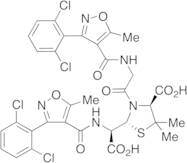 [3-(2,6-Dichlorophenyl)-5-methyl-4-isoxazolyl]carbonyl N3-[N-[[3-(2,6-Dichlorophenyl)-5-methyl-4-isoxazolyl]carbonyl]glycinyl]penicilloic Acid