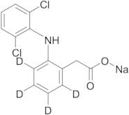 Diclofenac-d4 Sodium Salt (Phenyl-d4-acetic)