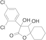 3-(2,4-Dichlorophenyl)-3,4-dihydroxy-1-oxaspiro[4.5]decan-2-one