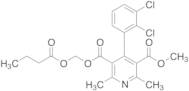 4-(2,3-Dichlorophenyl)-2,6-dimethyl-3,5-pyridinedicarboxylic Acid Methyl (1-oxobutoxy)methyl Ester
