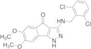 3-((2,6-dichlorobenzyl)amino)-6,7-dimethoxyindeno[1,2-c]pyrazol-4(1H)-one