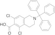 5,7-Dichloro-1,2,3,4-tetrahydro-2-(triphenylmethyl)-6-isoquinolinecarboxylic Acid