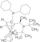 (R)-1-[(SP)-2-(Dicyclohexylphosphino)ferrocenyl]ethyldi-tert-butylphosphine