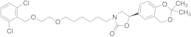 (R)-3-[6-[2-(2,6-Dichlorobenzyloxy)ethoxy]hexyl]-5-(2,2-dimethyl-4H-benzo[1,3]dioxin-6-yl)oxazolidin-2-one