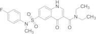 N,N-Diethyl-6-[[(4-fluorophenyl)methylamino]sulfonyl]-1,4-dihydro-4-oxo-3-quinolinecarboxamide