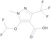 5-(Difluoromethoxy)-1-methyl-3-(trifluoromethyl)-1H-pyrazole-4-carboxylic Acid