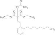 Diethyl 2-Acetamido-2-(2-octylphenethyl)malonate