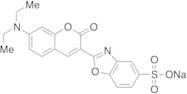 2-[7-(Diethylamino)-2-oxo-2H-1-benzopyran-3-yl]-5-benzoxazolesulfonic Acid Sodium Salt