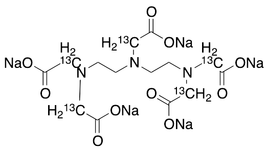 Diethylenetriamine Penta(2-13C-acetic Acid) Pentasodium Salt