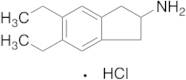5,6-Diethyl-2,3-dihydro-1H-inden-2-amine Hydrochloride