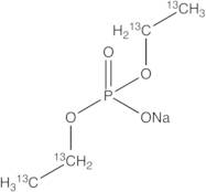 Diethyl Phosphate-13C4 Sodium Salt (>90%)