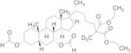 Diethyl 3,7-Bis(formyloxy)-25-methyl-cholestane-26,27-dioic Acid Ester-d3