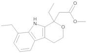 1,8-Diethyl-1,3,4,9-tetrahydro-pyrano[3,4-b]indole-1-acetic Acid Methyl Ester