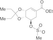 (3aR,7R,7aR)-2,2-Diethyl-3a,6,7,7a-tetrahydro-7-[(methylsulfonyl)oxy]-1,3-benzodioxole-5-carboxylic Acid Ethyl Ester