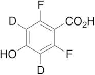 2,6-Difluoro-4-hydroxybenzoic-d2 Acid