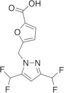 5-{[3,5-Bis(difluoromethyl)-1H-pyrazol-1-yl]methyl}-2-furoic Acid