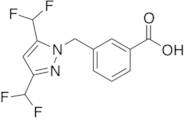 3-{[3,5-Bis(difluoromethyl)-1H-pyrazol-1-yl]methyl}benzoic Acid