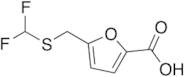 5-{[(Difluoromethyl)sulfanyl]methyl}furan-2-carboxylic Acid