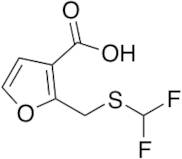 2-{[(Difluoromethyl)sulfanyl]methyl}furan-3-carboxylic Acid