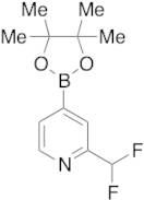 2-(Difluoromethyl)-4-(4,4,5,5-tetramethyl-1,3,2-dioxaborolan-2-yl)-pyridine