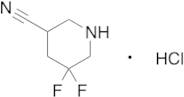 5,5-Difluoro-3-piperidinecarbonitrile Hydrochloride