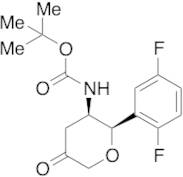 N-​[(2R,​3R)​-​2-​(2,​5-Difluorophenyl)​tetrahydro-​5-​oxo-​2H-​pyran-​3-​yl]​carbamic Acid 1,​1-​Dimethylethyl Ester