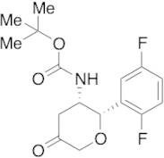 N-​[(2S,​3S)​-​2-​(2,​5-Difluorophenyl)​tetrahydro-​5-​oxo-​2H-​pyran-​3-​yl]​carbamic acid​, 1,​1-Ddimethylethyl Ester