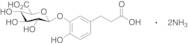 Dihydro Caffeic Acid 3-O-Beta-D-Glucuronide Diammonium Salt