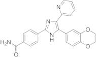 4-[4-(2,3-Dihydro-1,4-benzodioxin-6-yl)-5-(2-pyridinyl)-1H-imidazol-2-yl]-benzamide