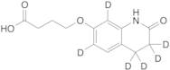 3,4-Dihydro-7-(3’carboxy)propoxy-2(1H)-(quinolinone-2,2,3,3,6,8-d6)