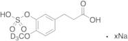 Dihydro Isoferulic Acid-d3 3-O-Sulfate Sodium Salt