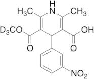 1,4-Dihydro-2,6-dimethyl-4-(3-nitrophenyl)-3,5-pyridinedicarboxylic Acid 3-Methyl Ester-d3