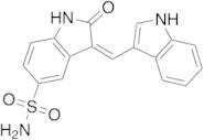 2,3-Dihydro-3-(1H-indol-3-ylmethylene)-2-oxo-1H-indole-5-sulfonamide