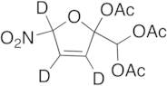 2,5-Dihydro-2-hydroxy-5-nitro-2-furanmethanediol-d3 Triacetate