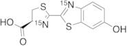 (4S)-4,5-Dihydro-2-(6-hydroxy-2-benzothiazolyl)-4-thiazolecarboxylic Acid-15N2