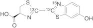 (4S)-4,5-Dihydro-2-(6-hydroxy-2-benzothiazolyl)-4-thiazolecarboxylic Acid-13C2,15N