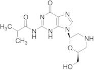 N-[6,9-Dihydro-9-[(2R,6S)-6-(hydroxymethyl)-2-morpholinyl]-6-oxo-1H-purin-2-yl]-2-methyl-propanami…