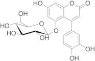 4-(3,4-Dihydroxyphenyl)-5-(β-D-glucopyranosyloxy)-7-hydroxy-2H-1-benzopyran-2-one