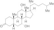 7a,12a-Dihydroxy-5b-cholestan-3-one