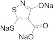 2,3-Dihydro-5-mercapto-3-oxo-4-isothiazolecarboxylic Acid Trisodium Salt