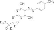 4,6-Dihydroxy-5-(4-methylphenylazo)-2-(propylthio)-pyrimidine-d7