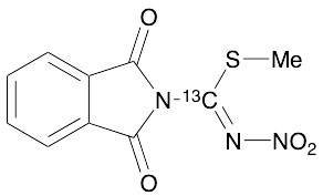 1,3-Dihydro-N-nitro-1,3-dioxo-2H-isoindole-2-carboximidothioic acid Methyl Ester-13C