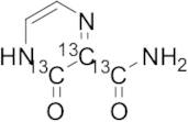 3,4-Dihydro-3-oxo-2-pyrazinecarboxamide-13C3
