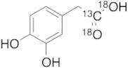 3,4-Dihydroxyphenylacetic Acid-13C,18O2