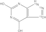 4,6-Dihydroxypyrazolo[3,4-d]pyrimidine-13C,15N2