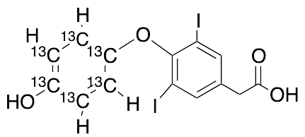 3,5-Diiodo Thyroacetic Acid-13C6