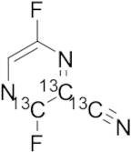 3,6-Difluoro-2-pyrazinecarbonitrile-13C3