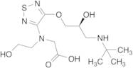 (S)-N-[4-[3-[(1,1-Dimethylethyl)amino]-2-hydroxypropoxy]-1,2,5-thiadiazol-3-yl]-N-(2-hydroxyethyl)-glycine